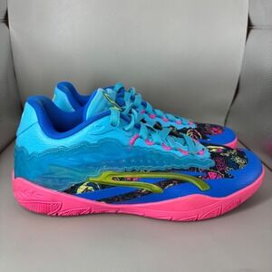 Puma Stewie 2 Ruby Blue Pink Basketball Shoes 380070-01 Womens 9.5